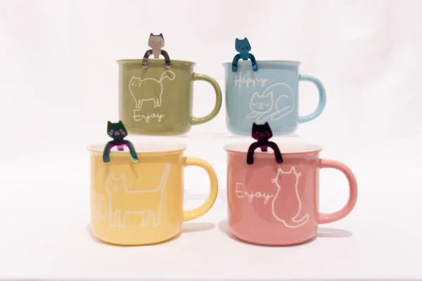 Taza Gato de Colores